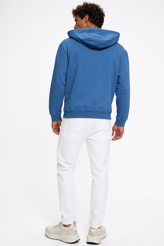 Sweat à capuche - Bleu