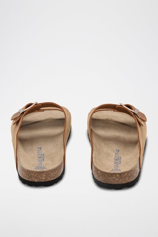 Leren Muiltjes - Camel