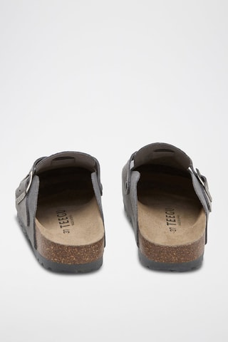 Leren Clogs - Grijs