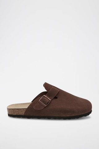 Leren Clogs - Bruin