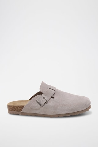 Leren Clogs - Bruin