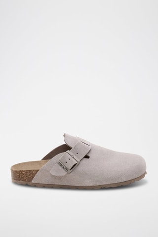 Leren Clogs - Bruin