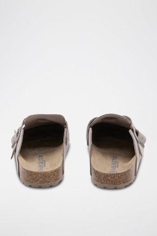 Leren Clogs - Bruin