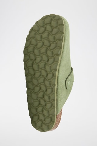 Leren Clogs - Groen