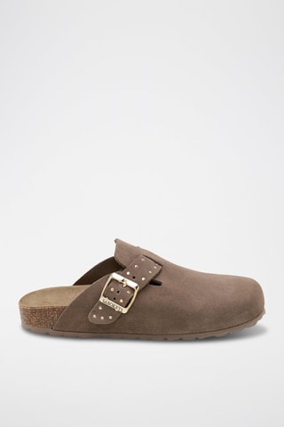 Leren Clogs - Bruin
