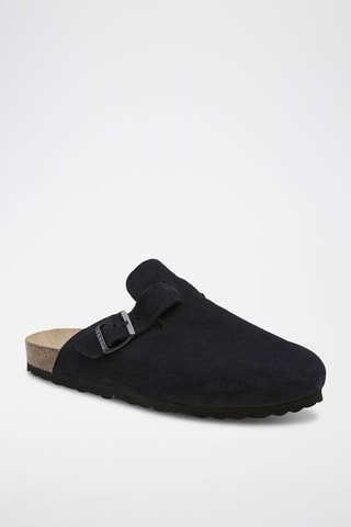 Leren Clogs - Zwart