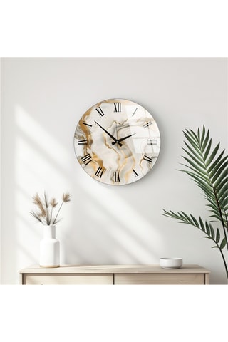 Horloge - 40 cm - Ecru