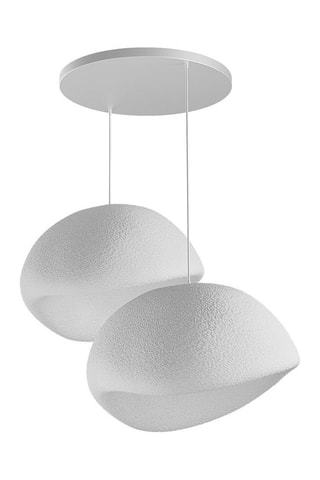 Suspension Wabi Sabi - Blanc - 2 x 40 W