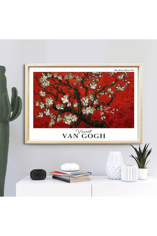 Tableau « Amandier en fleurs » Vincent Van Gogh - 42 x 62 cm