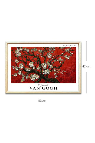 Tableau « Amandier en fleurs » Vincent Van Gogh - 42 x 62 cm