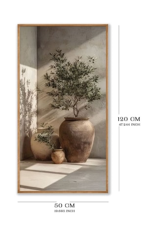 Tableau en bois massif - 70 x 33 cm