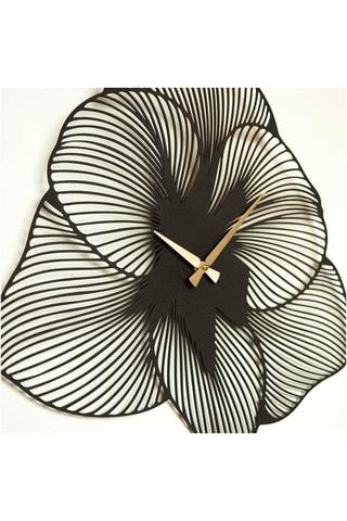 Horloge Azalea - 70 x 70 cm - Noir