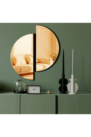Miroir - 44 x 50 cm - Doré