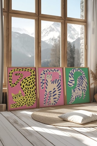 3 tableaux - 30 x 40 cm