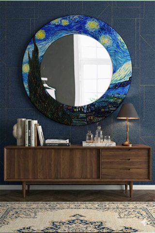 Miroir - 58 cm - Bleu