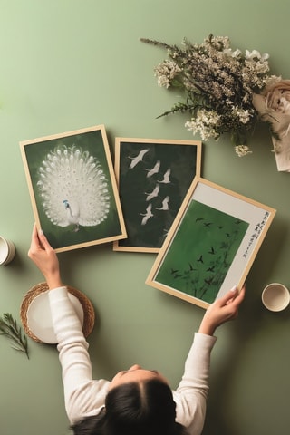 3 tableaux - 30 x 40 cm