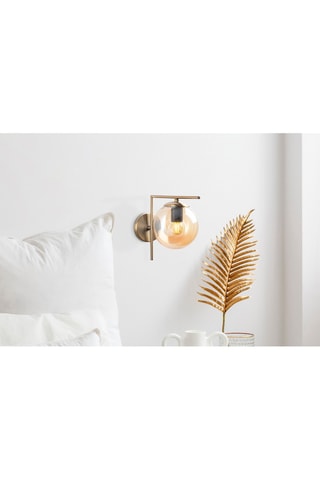Applique murale - Cuivré et blanc - 40 W