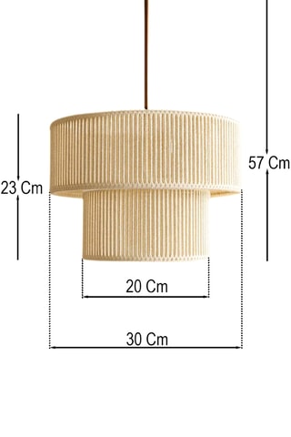 Suspension - Ecru - 40 W