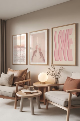 3 tableaux - 30 x 40 cm