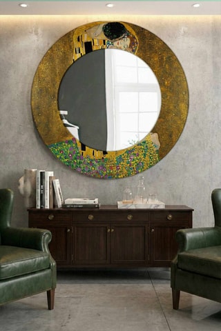 Miroir - 58 cm - Jaune