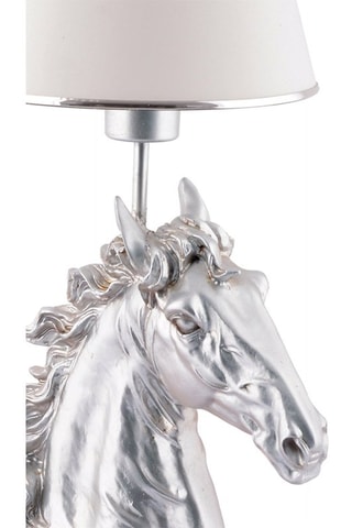 Lampe à poser Horse - Blanc - 40 W