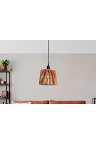 Suspension en bambou Akin - Naturel - 45-60 W