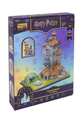 Puzzle 3D La Maison des Weasley Harry Potter - 103 pièces - Dès 8 ans