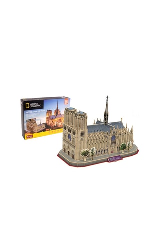 Maquette 3D National Geographic Notre dame de Paris - 128 pièces - Dès 8 ans