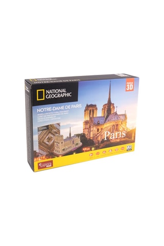 Maquette 3D National Geographic Notre dame de Paris - 128 pièces - Dès 8 ans