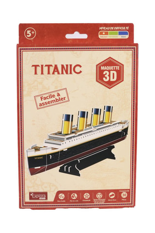 Puzzle 3D Titanic - 30 pièces - Dès 5 ans
