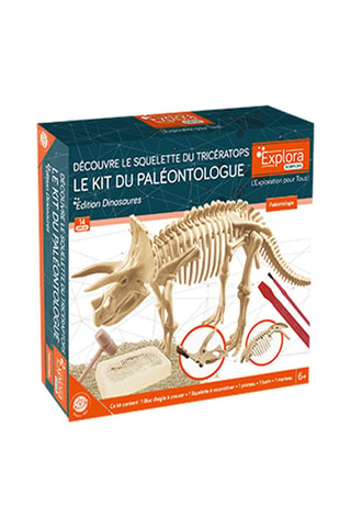 Kit du paléontologue découverte du Tricératops - Dès 6 ans
