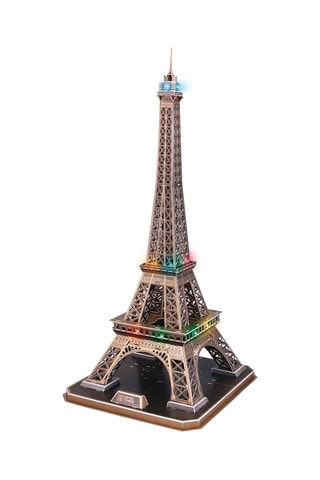 Maquette 3D Tour Eiffel lumineuse LED - 84 pièces - Dès 8 ans