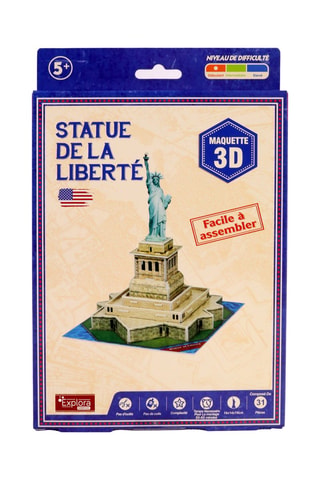 Puzzle 3D statue de la Liberté - 31 pièces - Dès 5 ans