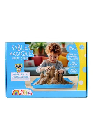 Kit de sable à modeler magique - 19 pièces - Dès 3 ans
