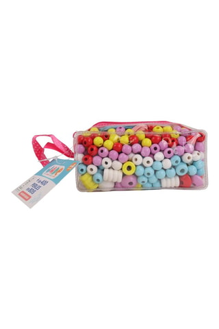 Coffret pour confectionner des bijoux en bois - 403 pièces - Dès 4 ans - Coloris aléatoire