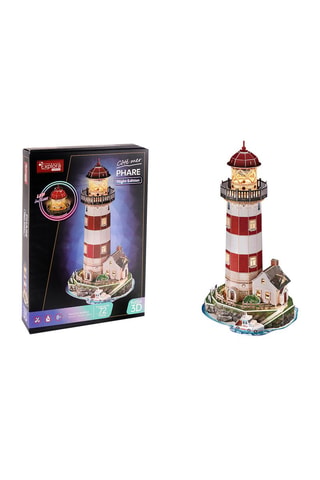 Maquette 3D Phare lumineux - 72 pièces - Dès 8 ans
