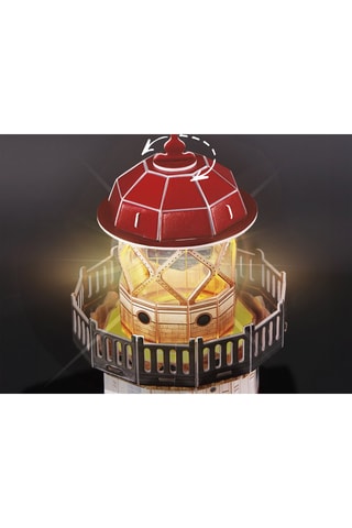 Maquette 3D Phare lumineux - 72 pièces - Dès 8 ans