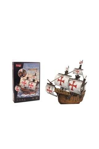 Maquette 3D Bateau Santa Maria- 204 pièces - Dès 8 ans