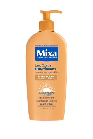 Lait corporel nourrissant Mixa - Peaux claires - 250 ml
