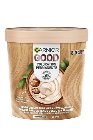 Coloration cheveux permanente Good - Blond miel 8.0 - 217 g
