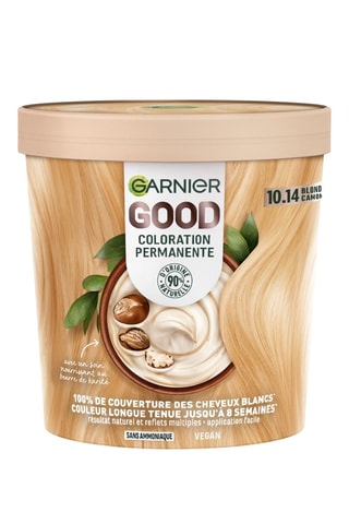 Coloration cheveux permanente Good - Blond très clair camomille 10.14 - 217 g