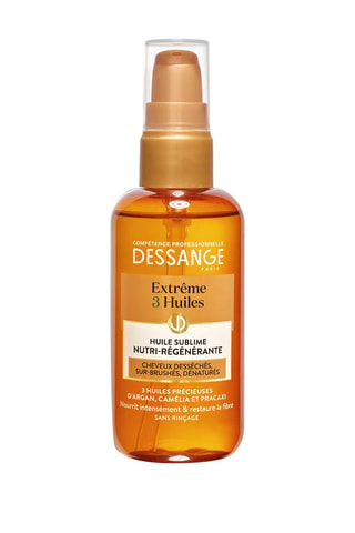 Huile capillaire sublime nutri-régénérante Extrême 3 Huiles - Cheveux desséchés et dénaturés - 100 ml