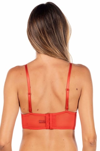 Sujetador con relleno Viviane - Rojo - Just For Victoria