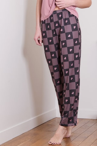 Pijama Zaly - Rosa y negro
