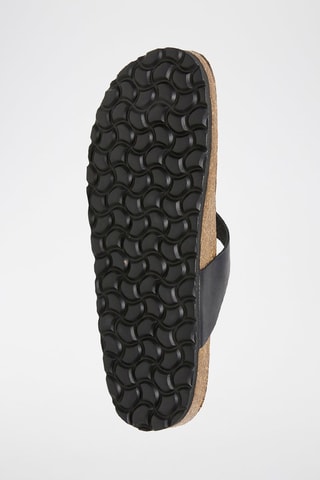 Leren Slippers - Zwart