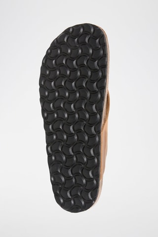 Leren Slippers - Bruin