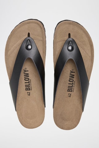 Leren Slippers - Zwart