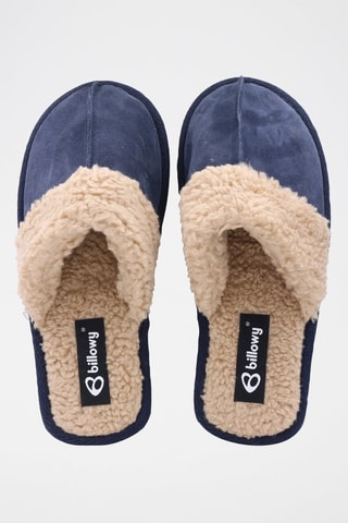 Chaussons en nubuck Matrix - 
Bleu marine