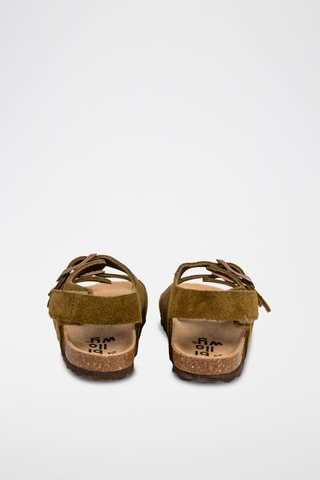 Nubuck Sandalen Kaki