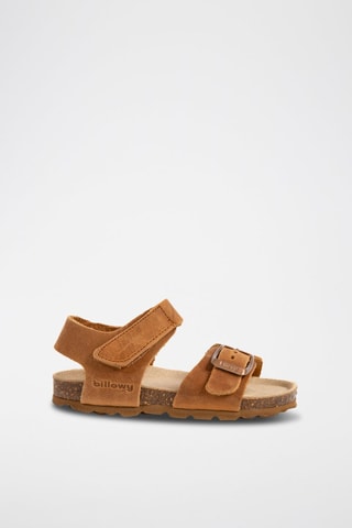 Nubuck Sandalen Camel